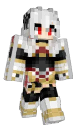 gallery and white Minecraft skin — Classic model