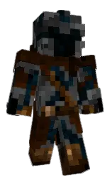 blue charcoal and nero Minecraft skin — Classic model