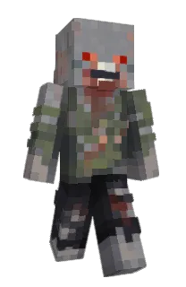 Front of garperision's skin