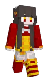 sangria and maroon Minecraft skin — Slim model — first worn by Azrythiel