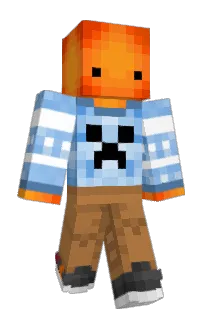 Front of Orangeiz's skin