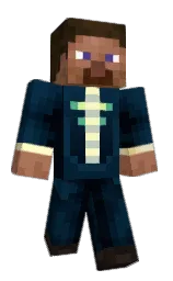 Vraxim's Minecraft skin wearing the Twisted cape