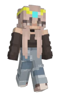 Front of TriceratopsGirl's skin
