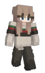 mixmarks's Minecraft skin wearing the Zombie Horse cape