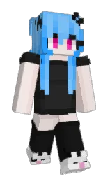 4fem's Minecraft skin wearing the Home cape