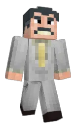 limed spruce and cocoa brown Minecraft skin — Classic model — first worn by ProMaxime123