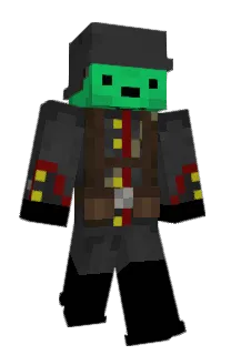 Front of Garama's skin