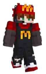 guardsman red and shark Minecraft skin — Classic model — first worn by vladoxz