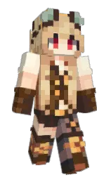 Konradito's Minecraft skin wearing the Pan cape