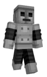 robogg133's Minecraft skin wearing the Purple Heart cape