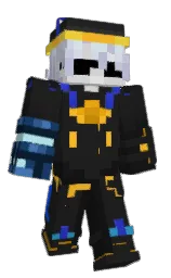 shark and woodsmoke Minecraft skin — Classic model — first worn by Smaxxk