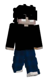 black and deep cove Minecraft skin — Slim model — first worn by jaksho