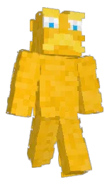 TotallyGhost's Minecraft skin wearing the Yearn cape
