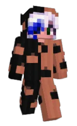 cod gray and fuzzy wuzzy brown Minecraft skin — Slim model — first worn by DragonTamerr150