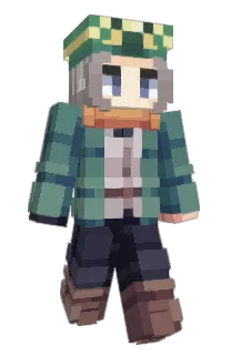 Front of DragonFlux's skin