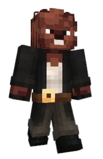 Front of Hecus's skin