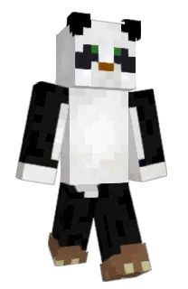 Front of PookyPanda's skin