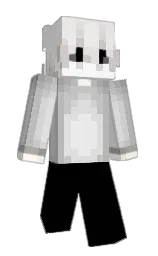 black and ebb Minecraft skin — Slim model — first worn by indecisos