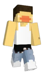 salomie and white Minecraft skin — Slim model — first worn by senessi
