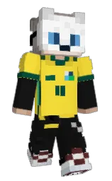 Grimitich's Minecraft skin wearing the 15th Anniversary cape