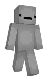 silver chalice and gray Minecraft skin — Classic model