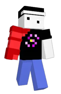 Front of LazyHere's skin
