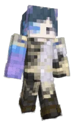 Nanci66's Minecraft skin wearing the Pan cape