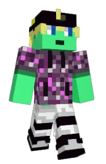 Front of flowermann's skin