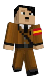 black and whiskey Minecraft skin — Classic model
