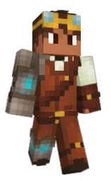 metallic bronze and eclipse Minecraft skin — Classic model — first worn by TboyCodes