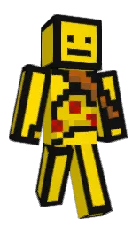 cod gray and school bus yellow Minecraft skin — Classic model
