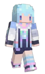 polo blue and pippin Minecraft skin — Slim model — first worn by ApoRia432