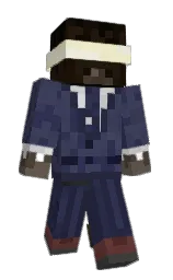 Yafuya's Minecraft skin wearing the Migrator cape