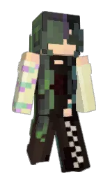 outer space and oil Minecraft skin — Slim model — first worn by 0hZay