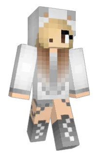 Front of Lorainne's skin