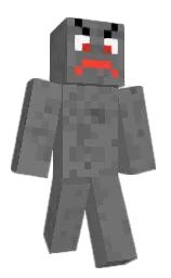 boulder and dove gray Minecraft skin — Classic model — first worn by _obrazonykamyk_