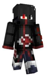 mine shaft and black Minecraft skin — Classic model — first worn by Spooky__Nandos