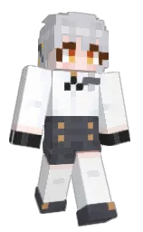 white and mischka Minecraft skin — Slim model — first worn by Dr_Chester