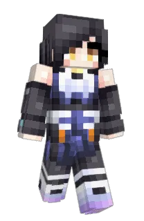 Front of SpaceShanti's skin