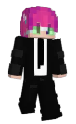cod gray and medium red violet Minecraft skin — Slim model