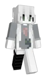 _Yux1n's Minecraft skin wearing the Aurora cape