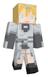 iron and french gray Minecraft skin — Classic model