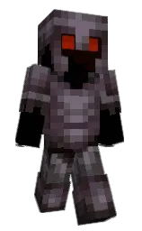 black and thunder Minecraft skin — Classic model