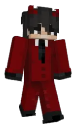 dark burgundy and mine shaft Minecraft skin — Classic model
