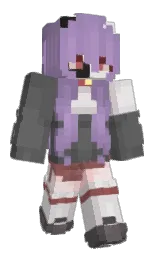 lavender purple and scorpion Minecraft skin — Slim model — first worn by Chino_dino