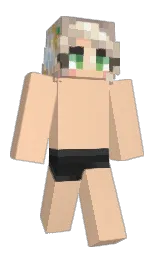apricot peach and mine shaft Minecraft skin — Classic model — first worn by Asriel_Is_Bored