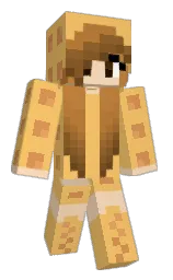 rajah and copper Minecraft skin — Classic model — first worn by Kyralynnie