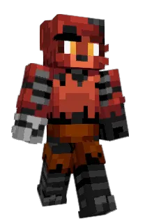 Front of FuntimeFoxy's skin