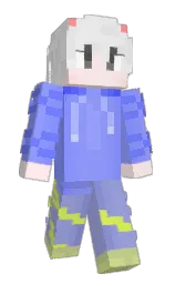FishLei's Minecraft skin wearing the 15th Anniversary cape