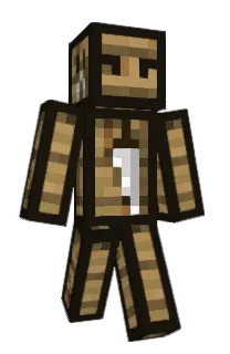 Front of tremclad's skin